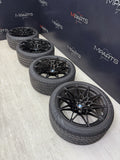 BMW M2 M3 M4 FACTORY OEM G80 G82 G83 19”/20” 826M COMPETITION RIMS WHEELS BLACK