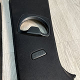 15-19 BMW F80 M3 BLACK HEADLINER B PILLAR TRIM COVER PANEL SET OEM