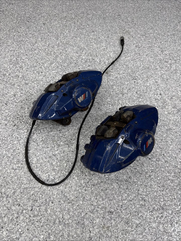 BMW 15-20 F80 F82 F83 M3 M4 Rear Brake Calipers OEM Blue