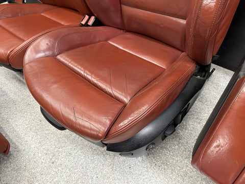 08-13 BMW E90 M3 OEM Sedan Complete Interior Fox Red Seats