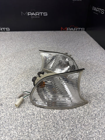 DEPO M3 Clip-On Clear Corner Signal Lights 2001 BMW E46 M3