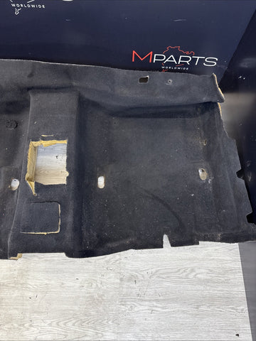 01-06 BMW E46 M3 Coupe Front & Rear Black Floor Carpets Interior OEM