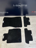 Set 4 Interior Floor Mats Carpets Black OEM 20-24 BMW F92 M8 Coupe
