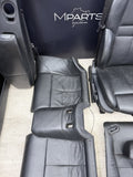 MBMW E64 M6 08-10 CONVERTIBLE FRONT REAR LEATHER SPORT SEAT BLACK DOOR CARDS