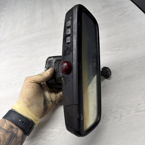 01-06 BMW E46 M3 Rearview Rear View Mirror SOS *Liquid Damage*