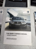 2012-2017 OEM BMW F10 5-series Sedan 528I 535i 550i Owners Manual Book SET