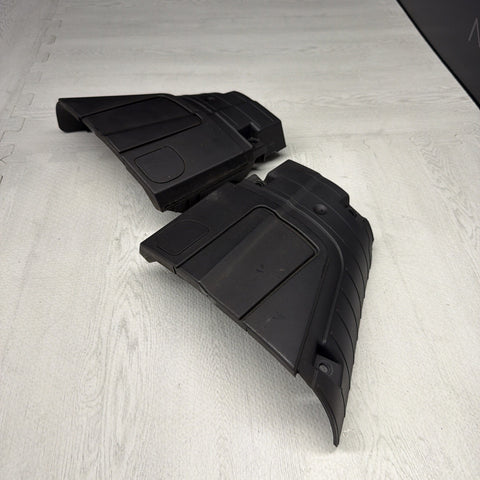 01-06 BMW E46 M3 OEM Convertible Rear Top Lateral Trim Panel Pair Black *Notes*