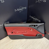 01-06 BMW E46 M3 FRONT LEFT DRIVER SIDE DOOR PANEL CARD IMOLA RED OEM