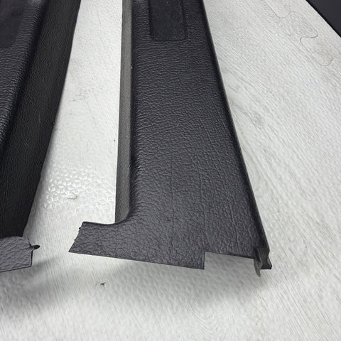 94-99 BMW E36 COUPE 318I 323I 325I M3 B PILLARS TRIMS BLACK