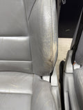 01-06 BMW E46 M3 Convertible Interior Front Heated Seats Gray Grey *Notes*