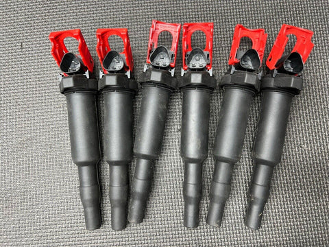 BAV AUTO BMW M3 M4 M5 M6 N55 N63 S54 S55 S63 Spark Plug Ignition Coils (6)