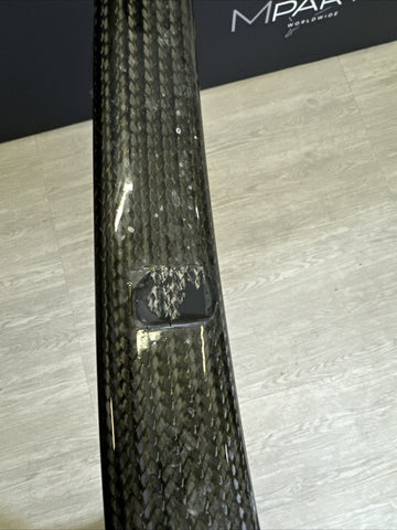 15-20 BMW F80 F82 F83 M3 M4 Carbon Fiber Strut Brace Bar OEM *Broken Tabs*