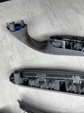 01-06 BMW E46 M3 Convertible Interior Armrests Trim Set Piano Black *Notes*