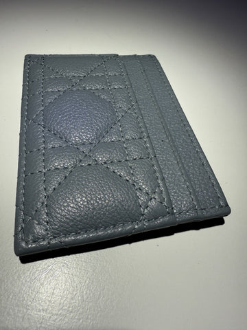 Dior Card Holder Case Wallet Light Blue 844157