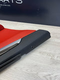 11-16 BMW F10 M5 SEDAN REAR LEFT DRIVER SAKHIR ORANGE DOOR CARD PANEL