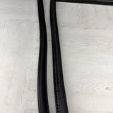 01-06 BMW E46 M3 Rear Vent Quarter Glass Window Seal Gasket Weatherstrip Set OEM