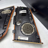 01-06 BMW E46 M3 Convertible Rear Left Right Door Cards Panels Trims Cinnamon