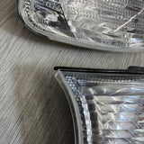 02-06 BMW E46 325 328 M3 Clear Corner Lights Tail Lamps 6919651 6919652 *Notes*