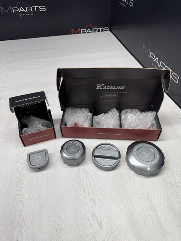 NEW 21-26 BMW G80 G82 G83 M3 M4 Engine Oil Coolant Washer Cap Blackline