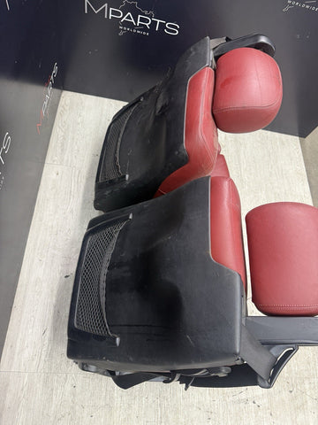 01-06 BMW E46 M3 Convertible Interior Front Heated Seats Imola Red