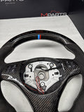 08-13 BMW E90 E92 E93 M3 OHC Carbon fiber Steering Wheel Tri Stitched Manual