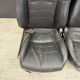 Honda S2k S2000 Interior Front Heated Seats Black Passenger Driver (Bent Rail)
