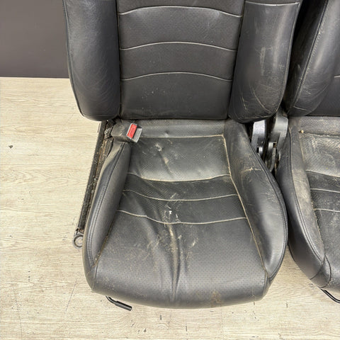 Honda S2k S2000 Interior Front Heated Seats Black Passenger Driver (Bent Rail)