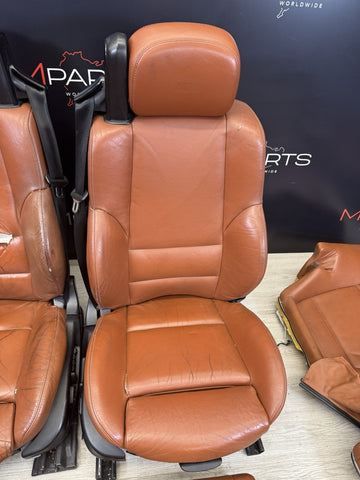 01-06 BMW E46 M3 Convertible Interior Front Rear Heated Seats Cinnamon *Notes