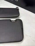 BMW 94-99 E36 M3 Black Sun Visors Sunvisors Pair OEM *Notes*