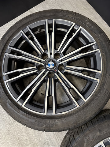 19-24 OEM BMW G20 330 M340 18” Rims Wheels 18x7.5 ET25 Double Spoke Style 790M