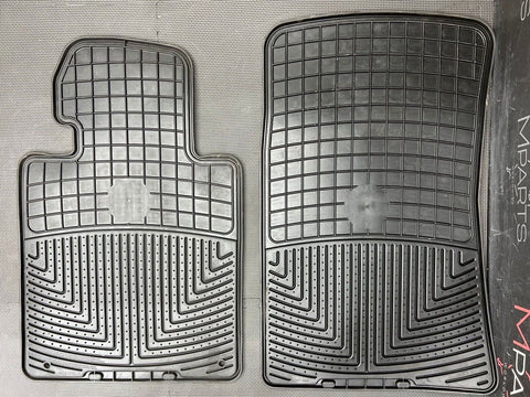 Weather Tech Rubber 01-06 BMW E46 M3 Convertible Black Floor Mats Front