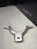 OEM 01-06 BMW E46 M3 Lower Steering Wheel Trim Cover Plate Grey
