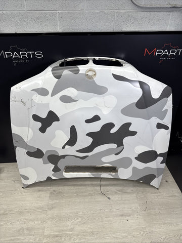 (PICKUP ONLY) BMW E46 M3 01-06 Front Hood Bonnet Panel Alpine White Camo Wrapped