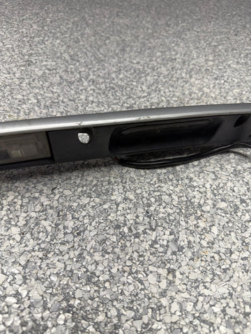 01-06 BMW E46 M3 Coupe Trunk Lid Grip Key Deck Handle Carbon Black *NOTES*