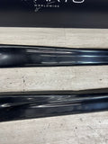 94-99 BMW E36 M3 COUPE SIDE SKIRTS ROCKER PANELS MOLDINGS COSMOS BLACK