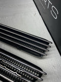 01-06 BMW E46 M3 Fender Vent Grilles Grills Trims Chrome OEM No Emblems