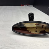 01-06 BMW E46 M3 Oval Rear View Rearview Mirror OEM 7892262 *Liquid*