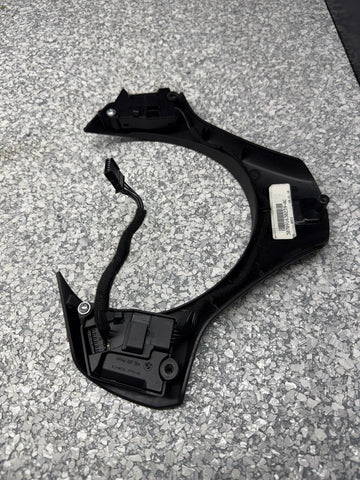 08-13 BMW E90 E92 E93 M3 Steering Wheel Trim Cover Black + Buttons *Peeling*