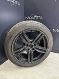 BMW 5 Series 19x8.5 Rim Wheel 5x120 5 Twin Spoke Gloss Black OEM 7842652