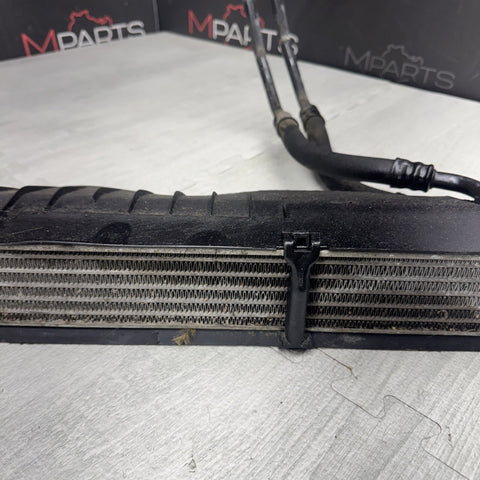01-06 BMW E46 M3 S54 ENGINE OIL COOLER + LINES 17222283209 2283209 ORIGINAL