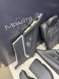BMW 15-20 F82 M4 Coupe Merino Black Leather Seats & Panels Set