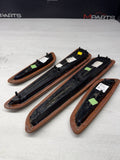 01-06 BMW E46 M3 Convertible Door Upper Arm Rest Armrest Pads Cinnamon