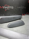 01-06 BMW E46 M3 Convertible Interior Armrests Trim Set Brushed Aluminum