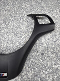 08-13 BMW E90 E92 E93 M3 Lower Steering Wheel Trim Cover Plate Black