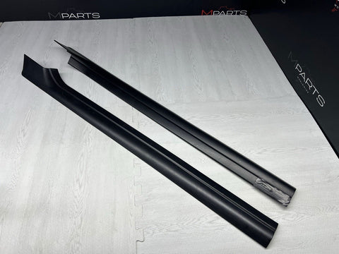 00-06 BMW E46 325 330 M3 COUPE DOOR SILLS BLACK 8239965