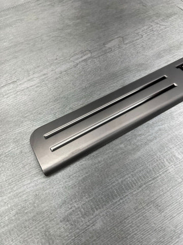 15-19 FERRARI 488 GTB GENUINE DOOR SILL SCUFF PLATE LOGO EMBLEM BADGE