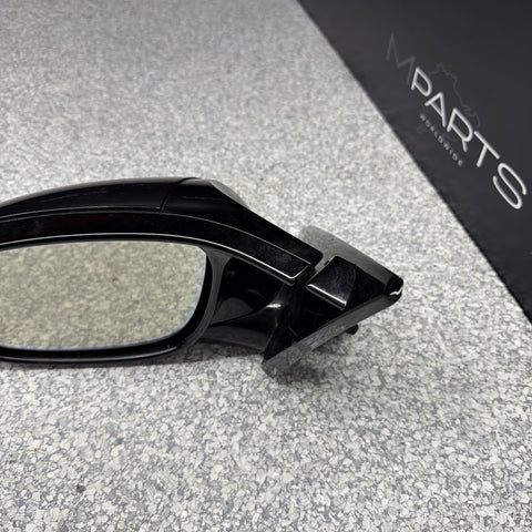 2008-2011 BMW E90 M3 Sedan Left Power Folding Side Mirrors Jerez Black OEM