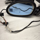 01-06 BMW E46 M3 Side View Door Mirrors Pair Carbon Black  *Notes*