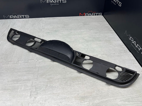 01-06 BMW E46 CONVERTIBLE REAR SEAT ROLLOVER BAR TRIM COVER 8204279 OEM BLACK