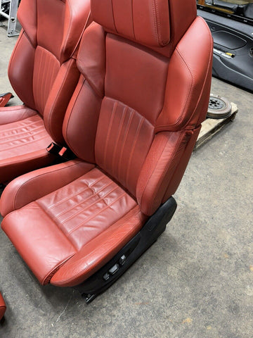 12-17 OEM BMW F10 M5 Complete RED Leather Interior Seats Panels Set